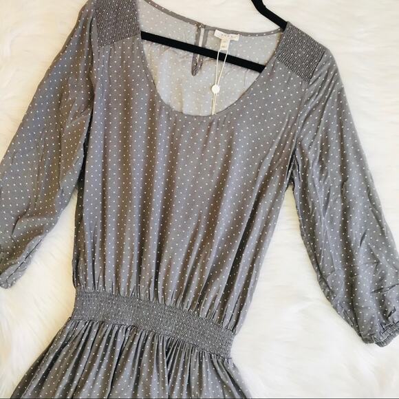 SOFT JOIE Moon & Star Print Smocked Waist Dress - Picture 3 of 4